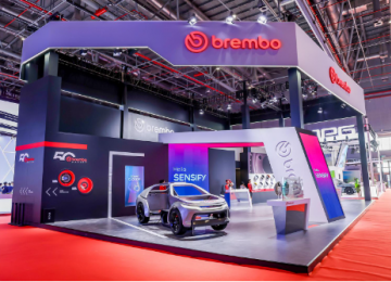 布雷博在2025上海车展上展示前沿创新成果